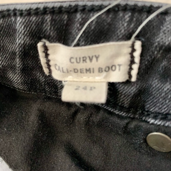 Madewell curvy cali Demi boot jean in Berkeley black (size 24P) - Picture 9 of 10